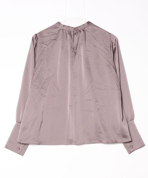 「Rouge Fonce」 長袖ブラウス - ブラウン レディース_画像2