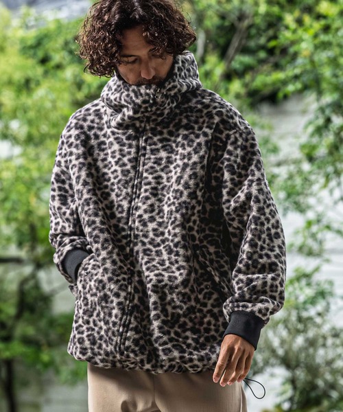 CAMBIO（カンビオ） ブルゾン アウター mj11652- Leopard Asymmetric