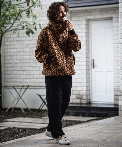 LEONARD　ベージュ　ジャケット CAMBIO（カンビオ） ブルゾン アウター mj11652- Leopard Asymmetric