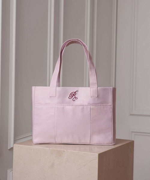 babylclub トートバッグ(pink) Her lip to トートバッグ ROSIER Box Tote Bag レディース : ZOZOTOWN