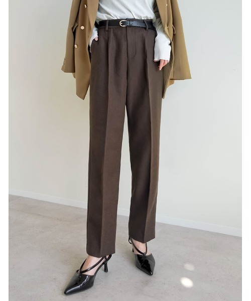 「Re:EDIT」 スラックス SHORT アイボリー レディース_画像5