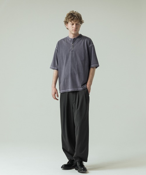 「SLICK」 半袖Tシャツ 1 ブラック メンズ_画像3