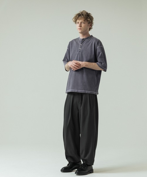 「SLICK」 半袖Tシャツ 1 ブラック メンズ_画像4
