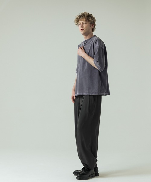 「SLICK」 半袖Tシャツ 1 ブラック メンズ_画像5