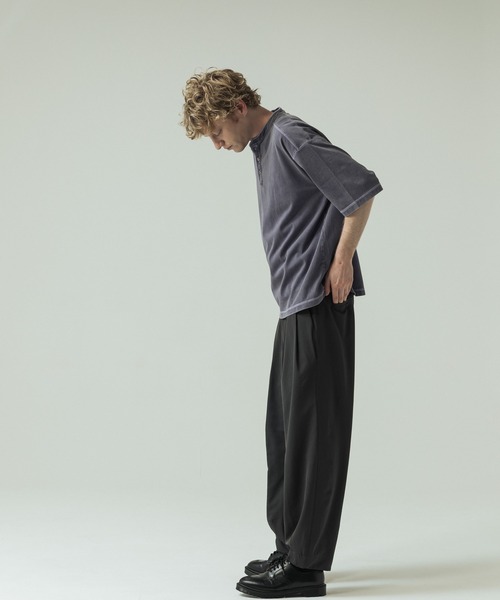 「SLICK」 半袖Tシャツ 1 ブラック メンズ_画像6