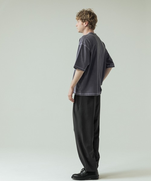 「SLICK」 半袖Tシャツ 1 ブラック メンズ_画像7