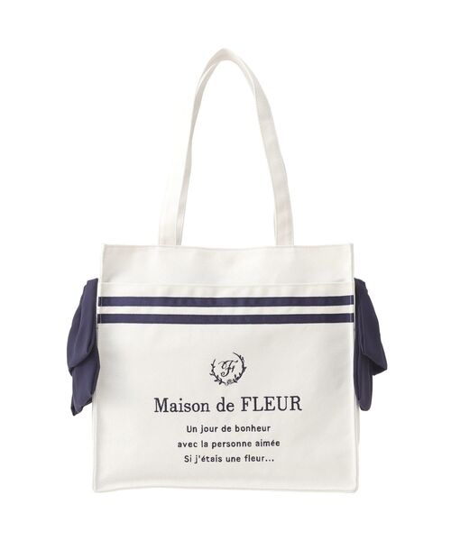 Maison de FLEUR（メゾンドフルール） トートバッグ マリンライン