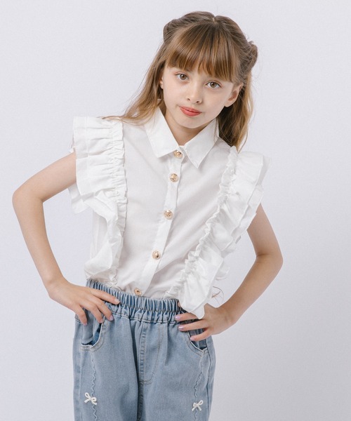 URBAN CHERRY（アーバンチェリー） ブラウス シャツ フレンチスリーブ