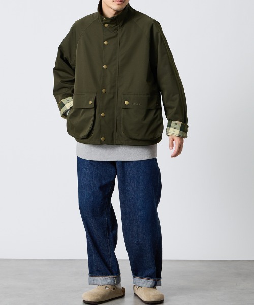 Barbour OS BEDALE ビデイル スタンドカラー ジャケット Barbour（バブアー） コート アウター 別注 BEDALE スタンドカラー