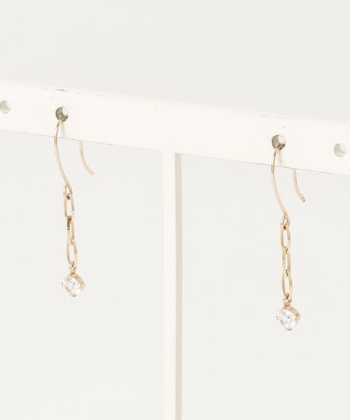 Jewel closet by L&Co. ピアス（両耳用） FREE イエローゴールド