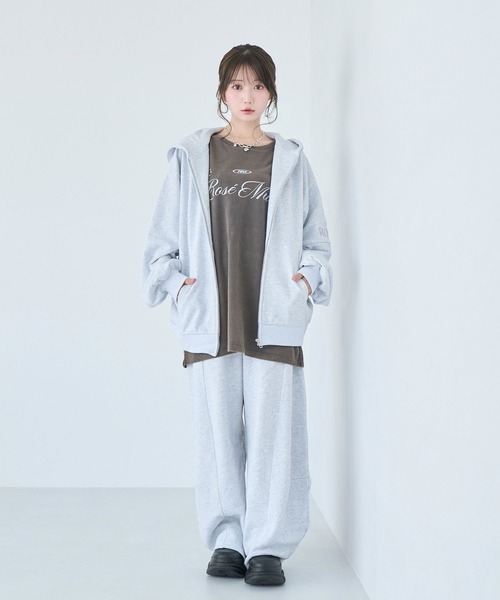 Rose Muse（ロゼミューズ） ワイドパンツ スウェットパンツ ジャージ