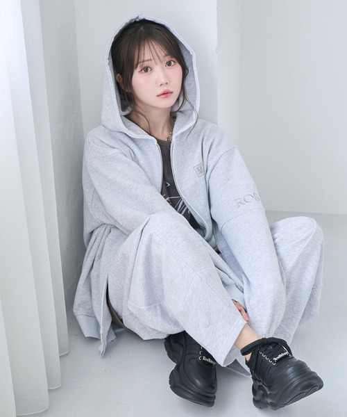 Rose Muse（ロゼミューズ） ワイドパンツ スウェットパンツ ジャージ
