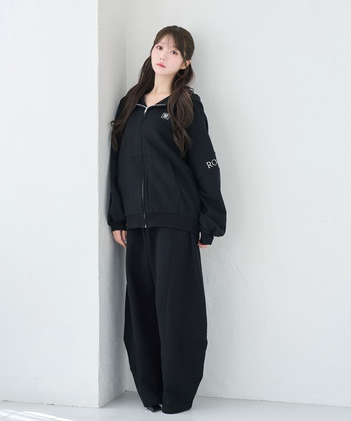 Rose muse ボトムス Rose Muse（ロゼミューズ） ワイドパンツ スウェットパンツ ジャージ