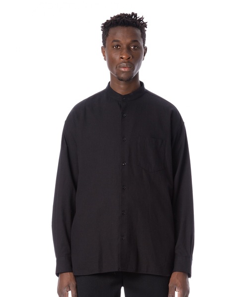 ビエラ シャツ ブラウス Band Collar Cotton Wool Shirt / バンドカラー綿ウールシャツ ZOZOTOWN PayPayモール店 - 通販 - PayPayモール にワンウォ