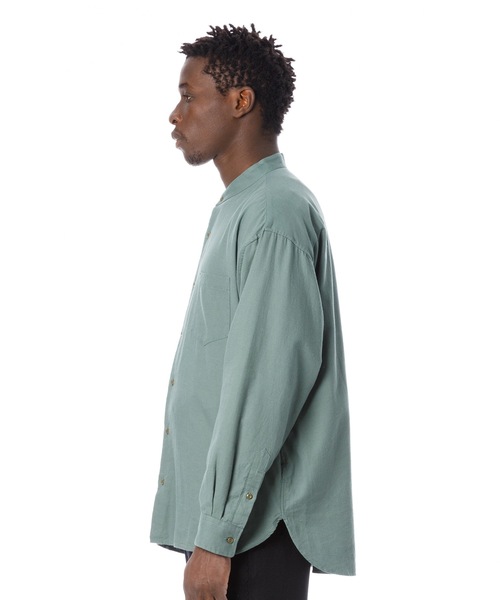 ビエラ シャツ ブラウス Band Collar Cotton Wool Shirt / バンドカラー綿ウールシャツ ZOZOTOWN PayPayモール店 - 通販 - PayPayモール にワンウォ