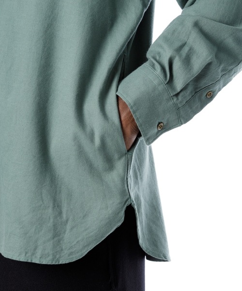 ビエラ シャツ ブラウス Band Collar Cotton Wool Shirt / バンドカラー綿ウールシャツ ZOZOTOWN PayPayモール店 - 通販 - PayPayモール にワンウォ