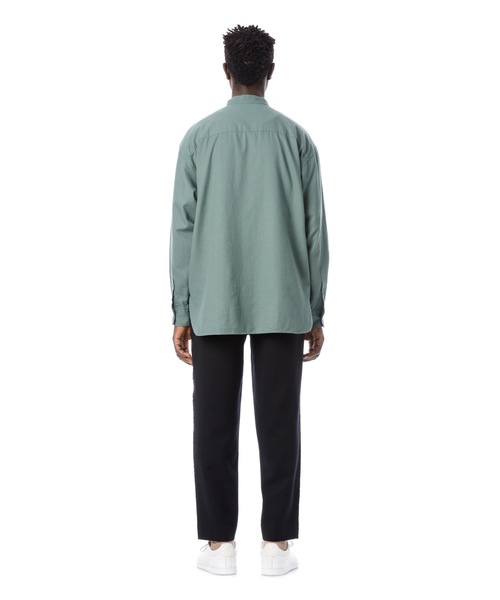ビエラ シャツ ブラウス Band Collar Cotton Wool Shirt / バンドカラー綿ウールシャツ ZOZOTOWN PayPayモール店 - 通販 - PayPayモール にワンウォ