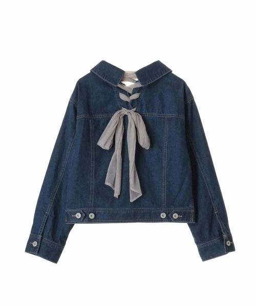 【日本製】 31 Sons バックレースアップ gジャン デニムジャケット mode de ジャケット・アウター