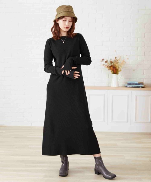 acro（アクロ） ワンピース マルチWAYカットアウトニットワンピ