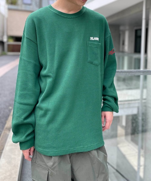 XLARGE トレーナー スウェット 「XLARGE」サーマルポケット