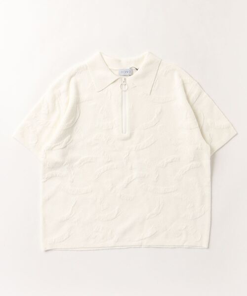 ニット セーター HCAE(エイチシーエーイー) 別注HALF ZIP KNIT SHORT レディース HCAE ニット セーター HCAE(エイチシーエーイー) 別注HALF ZIP