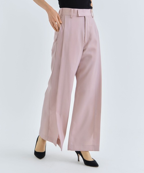 UJOH パンツ 「UJOH/ウジョー」Slit Flare PNT/スリットフレアパンツ  