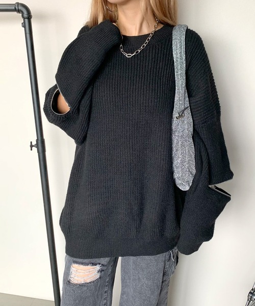 ◇最終価格◇【Y's】チュニックニット(グレー) トップス