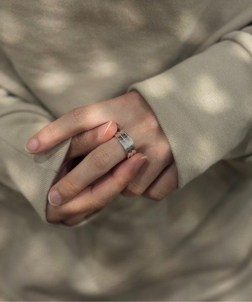 指輪 リング 「blatto 925silver」シルバー デザイン リング bla-ring-DZ160-5g U メンズ レディースの画像