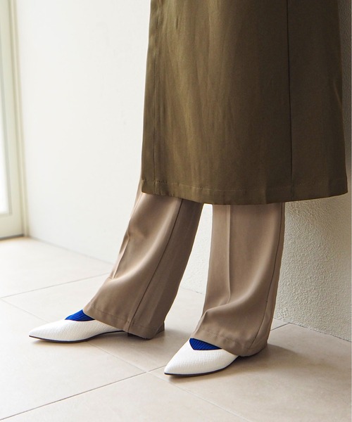 enchanted（エンチャンテッド） パンプス 晴雨兼用ヘリンボーン調