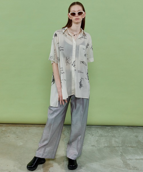 MAISON SPECIAL パンツ スラックス Washable Chambray Easy Pants 