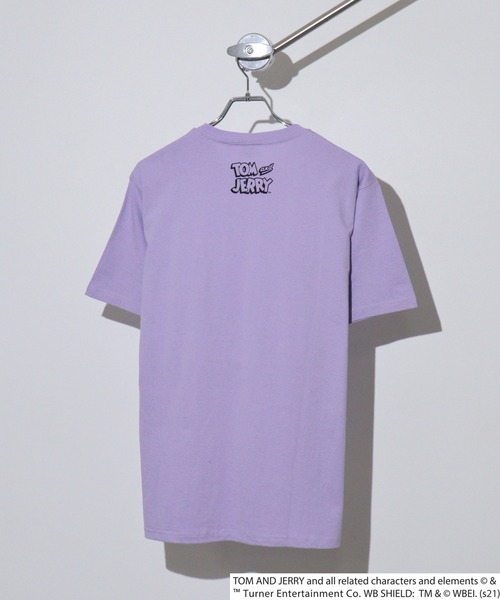 tシャツ トムとジェリープリント柄 オーバーサイズ半袖Tシャツ