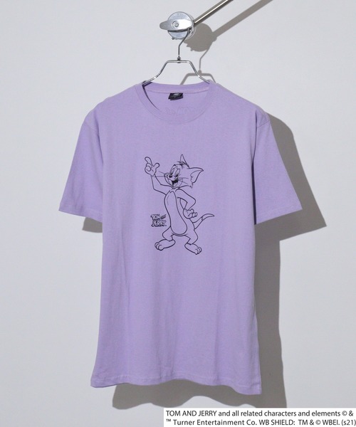 MEDM 半袖 Tシャツ メンズ レディース プリント オーバーサイズ tシャツ トムとジェリープリント柄 オーバーサイズ半袖Tシャツ
