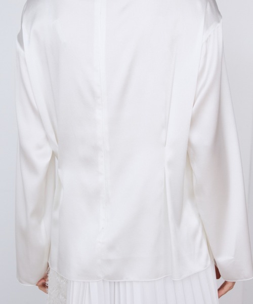 ブラウス シャツ シルクストレッチブラウス「la veille by SUPERIOR CLOSET」 レディース INED｜シルクストレッチブラウス《la veille by SUPERIOR CLOSET