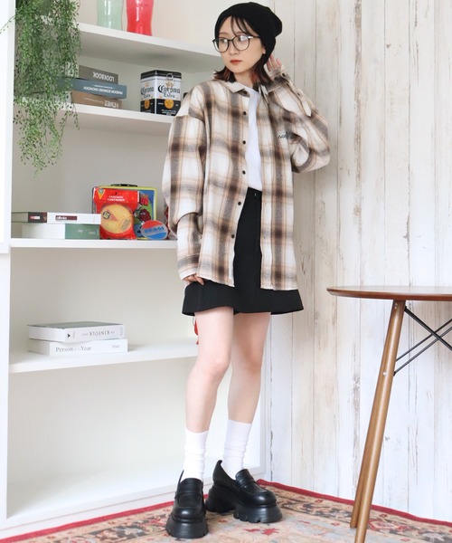 GERRY（ジェリー） シャツ 「GERRY/ジェリー」ワンポイントロゴ ロング