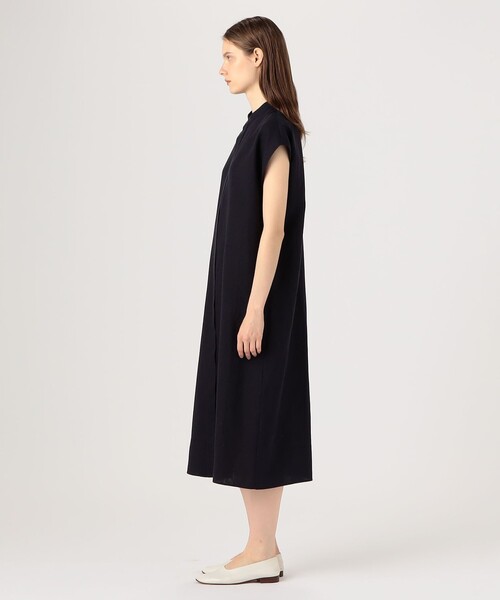 GALERIE VIE ワンピース リブコンビフレンチリネン シャツ
