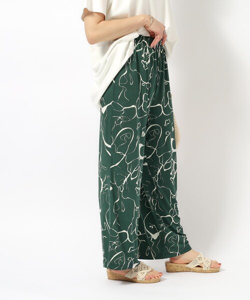 SHOO・LA・RUE パンツ プリントイージーパンツ レディース ZOZOTOWN