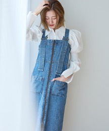 SOMETHING サロペット オーバーオール atelier 2WAY LACE UP