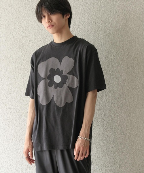 SENSE OF PLACE by URBAN RESEARCH tシャツ アップリケポップアートT 