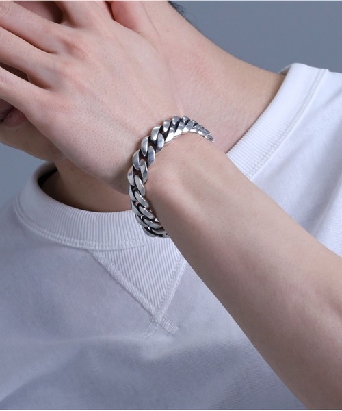 ブレスレット LH for Gift クラシックチェーンブレスレット/シルバー925 メンズ レディースの画像