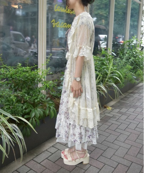 カーディガン フリルレースガウン レディース : 85348222 : ZOZOTOWN  