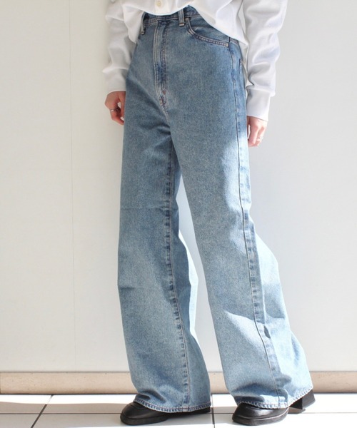 NEEDBY heritage（ニードバイヘリテージ） ワイドパンツ ジーンズ