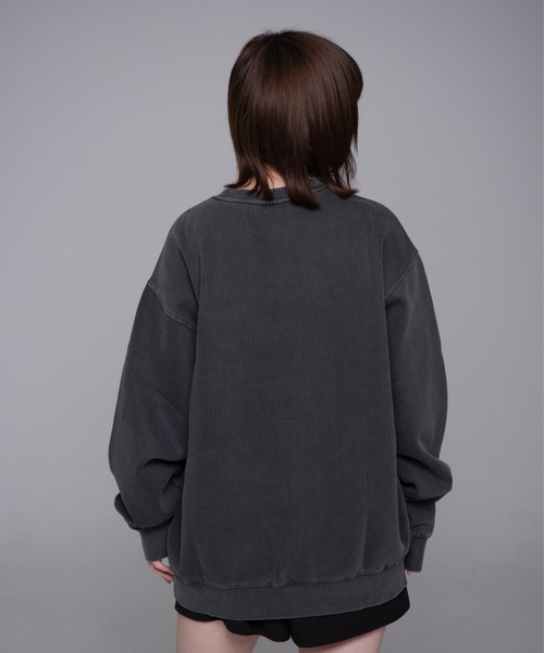 さらに100円引き◆MAHAGRID◆DISORDER PIGMENT SWEATSHIRT MAHAGRID トレーナー スウェット 「mahagrid/マハグリッド