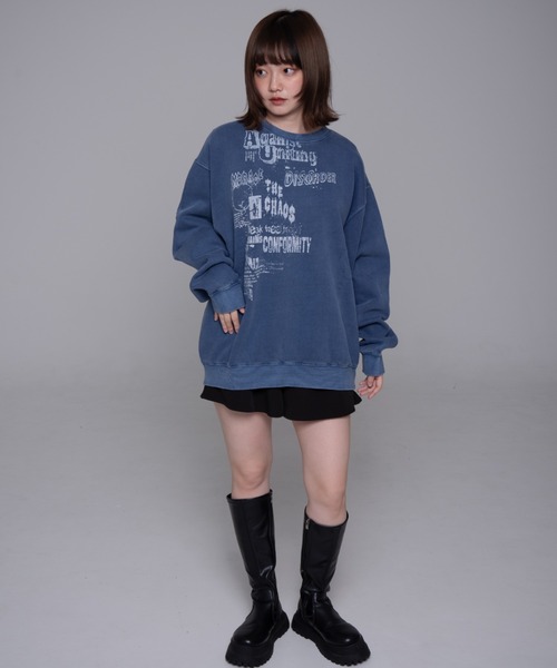 MAHAGRID トレーナー スウェット 「mahagrid/マハグリッド