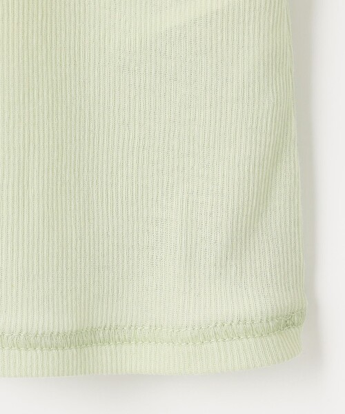 【SLOW/一部店舗限定】シアーリブロンTEE クルーネック カットソー 23区｜【SLOW/一部店舗限定】シアーリブロンTEE クルーネック