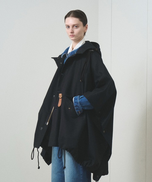 【公式】アクセサリーの激安通販 2025SS ポンチョ TROVE / レディース メンズ COAT HOODED PONCHO ジャケット・アウター