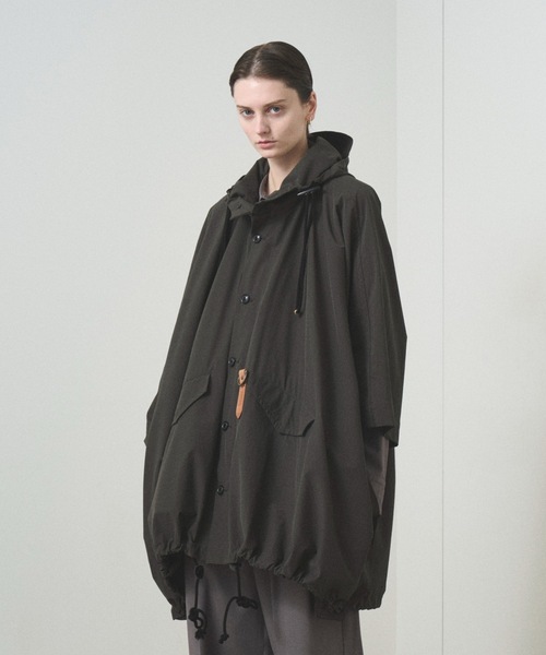 ポンチョ PONCHO HOODED COAT メンズ レディースの画像