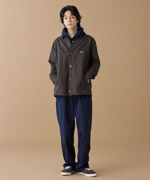 LACOSTE（ラコステ） シャツ 防風 撥水 裾ドロストコード シャツ