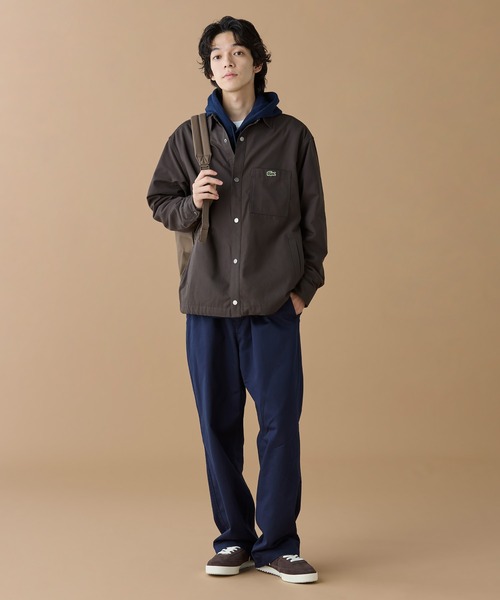 LACOSTE（ラコステ） シャツ 防風 撥水 裾ドロストコード シャツ