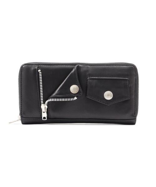 schott ショートウォレット Schott N.Y.C ショット ロングウォレット 長財布 レザー メタル