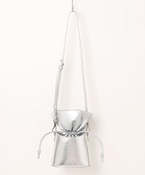 CHARLES ＆ KEITH ショルダーバッグ バッグ ルーシュドフラップ